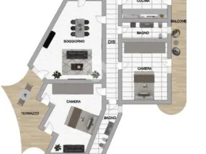 Prodej bytu 3+1, Via G. Garibaldi,Silvi,Itálie, 113 m2