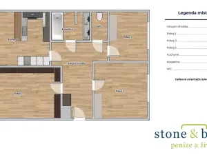 Prodej bytu 4+kk, Kladno, Vrchlického, 75 m2