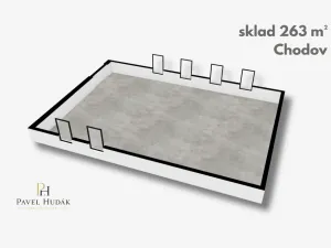 Pronájem skladu, Chodov, Tovární, 263 m2