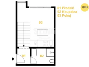 Prodej bytu 2+kk, Ostrava, Na Lánech, 39 m2