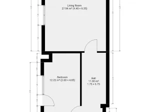 Pronájem bytu 2+kk, Praha - Stodůlky, Hasilova, 59 m2