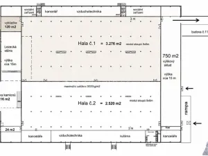 Pronájem skladu, Písek - Budějovické Předměstí, U Vodárny, 3396 m2