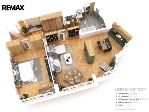 Prodej bytu 2+kk, Praha - Nové Město, Opatovická, 92 m2