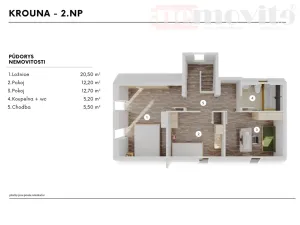 Prodej rodinného domu, Krouna, 140 m2