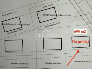 Prodej pozemku pro bydlení, Boleboř - Orasín, 690 m2