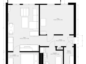 Pronájem bytu 3+kk, Popůvky, Rosická, 52 m2