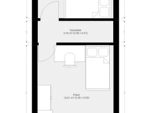 Pronájem bytu 3+kk, Brno, Tkalcovská, 70 m2