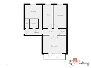 Prodej bytu 3+1, Plzeň - Bolevec, Kralovická, 71 m2