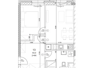 Prodej bytu 2+kk, Plzeň, Františka Kováříka, 49 m2
