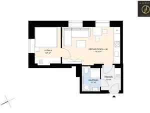 Prodej bytu 2+kk, Kladno, Dvorská, 34 m2
