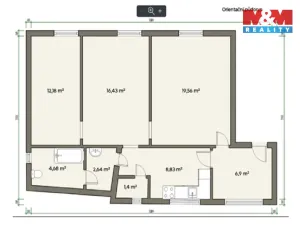 Prodej rodinného domu, Vojkovice, 86 m2