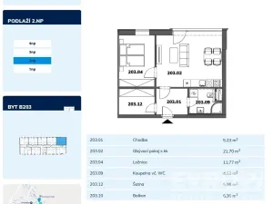 Pronájem bytu 2+kk, Vrchlabí, Labská, 50 m2
