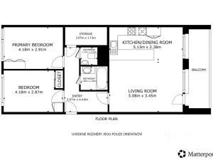 Prodej bytu 3+kk, Praha - Stodůlky, Dominova, 70 m2