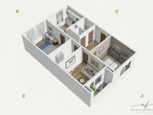 Prodej bytu 3+1, Toužim, Na Zámecké, 67 m2