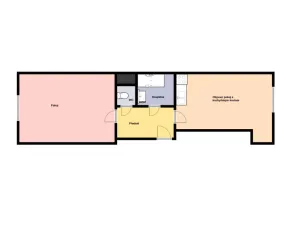 Pronájem bytu 2+kk, Praha - Vysočany, Čerpadlová, 50 m2