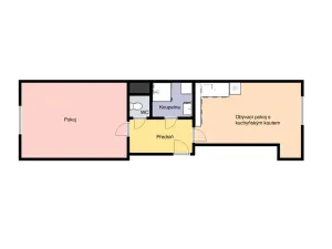 Pronájem bytu 2+kk, Praha - Vysočany, Čerpadlová, 50 m2