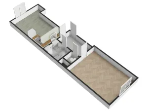 Pronájem bytu 2+kk, Praha - Vysočany, Čerpadlová, 50 m2