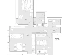 Pronájem bytu 3+kk, Praha - Vinohrady, Hradešínská, 64 m2