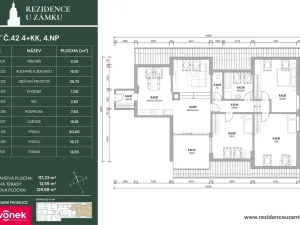 Prodej bytu 4+kk, Vsetín, Horní náměstí, 125 m2