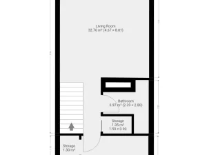 Pronájem bytu 2+kk, Praha - Vysočany, Skloněná, 58 m2