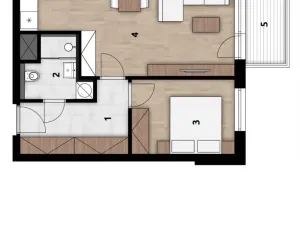 Pronájem bytu 2+kk, Praha - Hostivař, Arnošta Staňka, 47 m2
