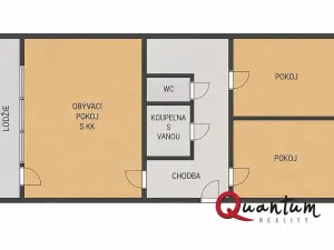 Prodej bytu 3+kk, Praha - Stodůlky, Kurzova, 74 m2