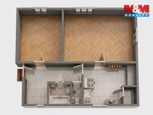 Prodej bytu 2+1, Mariánské Lázně - Úšovice, Kubelíkova, 70 m2