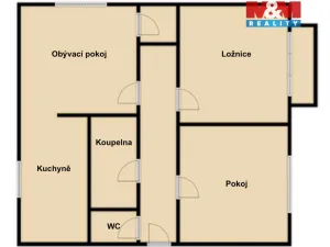 Prodej bytu 3+1, Slavětín nad Metují, 65 m2