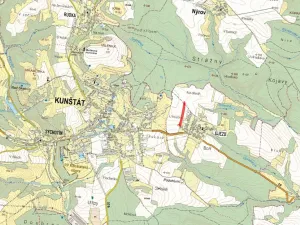 Prodej podílu pozemku pro bydlení, Kunštát, 3337 m2