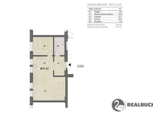Prodej bytu 2+kk, Turnov, Palackého, 57 m2