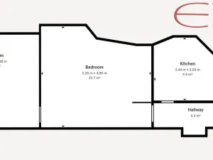 Pronájem bytu 2+1, Jablonec nad Nisou, Máchova, 62 m2