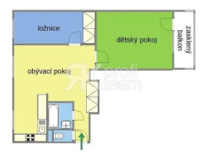 Pronájem bytu 3+kk, Ostrava, Josefa Skupy, 65 m2