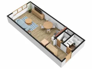 Prodej bytu 1+kk, Tábor, Havanská, 30 m2