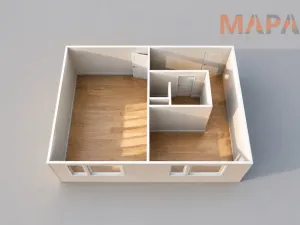 Pronájem bytu 1+1, Jirkov, SNP, 40 m2