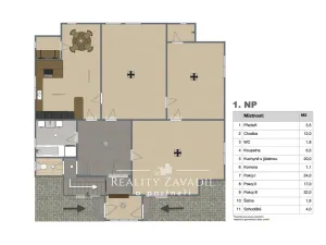 Prodej vícegeneračního domu, Chlumec nad Cidlinou, Máchova, 216 m2