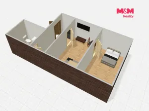 Prodej bytu 2+1, Havlíčkův Brod, Šubrtova, 48 m2