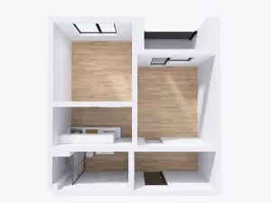 Pronájem bytu 2+1, Bruntál, Zahradní, 43 m2