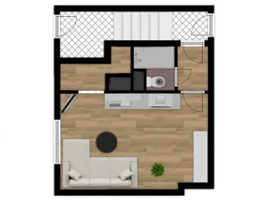 Prodej bytu 1+kk, Nový Bor, Riegrova, 32 m2