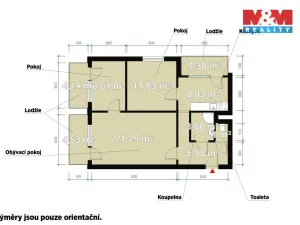 Prodej bytu 3+1, Praha - Střížkov, Střížkovská, 73 m2