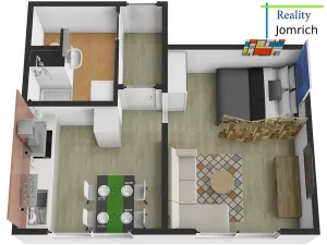 Pronájem bytu 1+1, Chrastava, Střelecký vrch, 36 m2