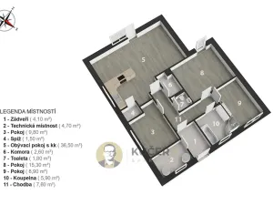 Prodej rodinného domu, Rožmitál pod Třemšínem, Na výsluní, 99 m2