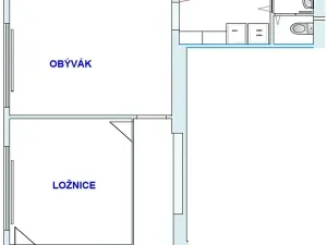 Pronájem bytu 2+1, Kladno, 58 m2