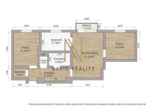 Prodej bytu 3+1, Černošín, Javorová, 68 m2