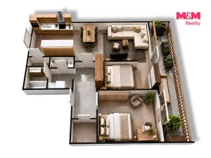 Prodej bytu 2+kk, Čáslav - Čáslav-Nové Město, Potoční, 80 m2