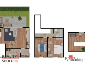 Prodej bytu 3+kk, Kouřim, 78 m2