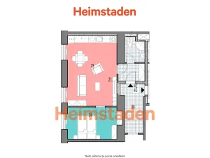 Pronájem bytu 2+kk, Havířov-Město, Hlavní třída, 59 m2