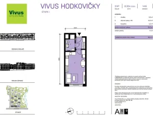Prodej bytu 1+kk, Praha, Modřanská, 30 m2