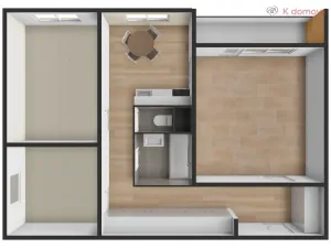 Pronájem bytu 3+1, Luhačovice, Družstevní, 63 m2