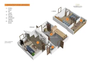 Prodej chaty, Rabyně - Měřín, 60 m2