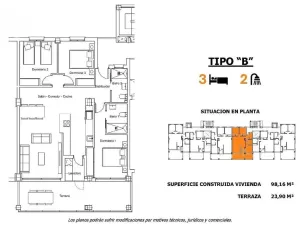 Prodej bytu 4+kk, San Miguel de Salinas, Alicante, Španělsko, 121 m2